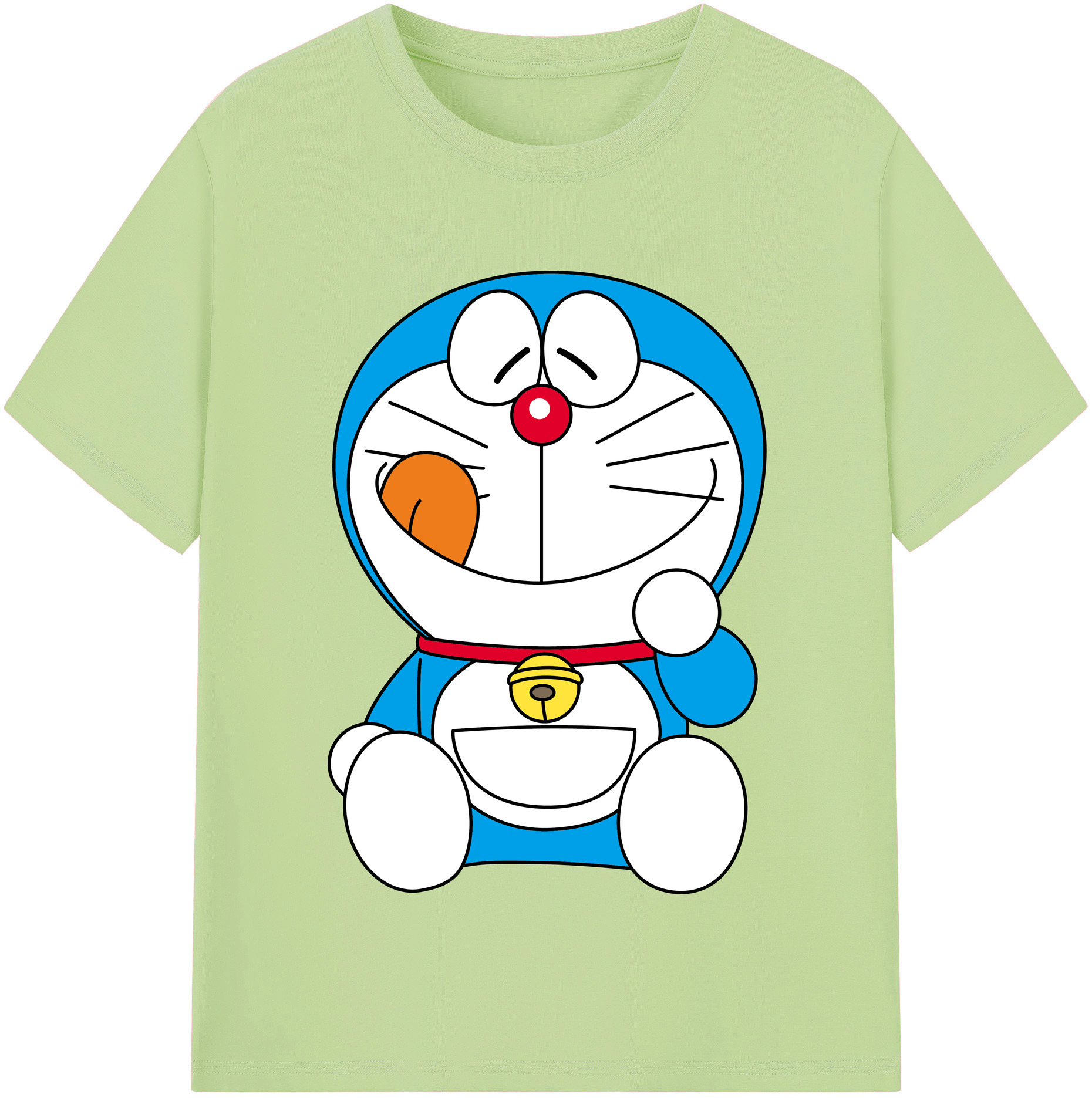 （画像用） ドラえもん Doraemon 綿100％半袖Tシャツ（フロントプリント）